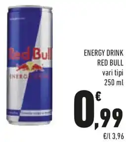 Conad Energy drink RED BULL vari tipi offerta