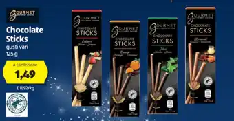 ALDI Gourmet Chocolate Sticks 125g offerta