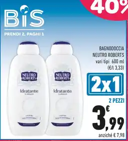 Conad Bagnodoccia NEUTRO ROBERTS vari tipi 2 pezzi offerta