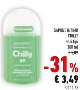 Conad Sapone intimo CHILLY vari tipi offerta