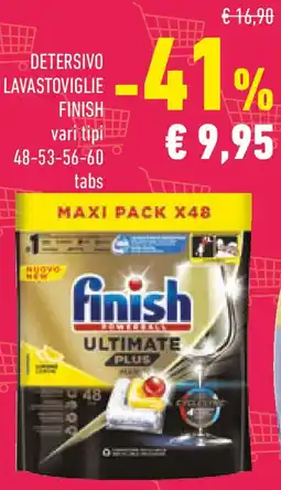 Conad Detersivo lavastoviglie FINISH vari tipi offerta