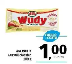 Pam AIA WUDY wurstel classico offerta