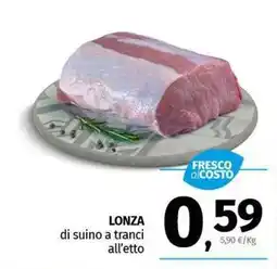 Pam LONZA di suino a tranci offerta