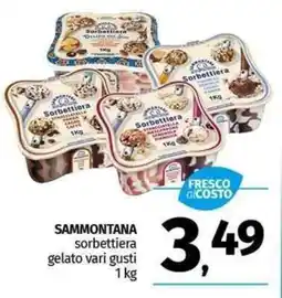 Pam SAMMONTANA sorbettiera gelato vari gusti offerta