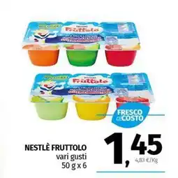 Pam Nestle fruttolo vari gusti offerta