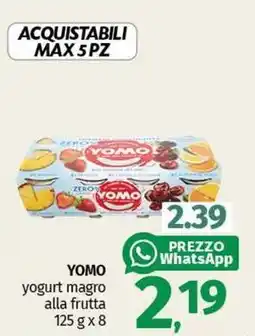 Pam YOMO yogurt magro alla frutta offerta