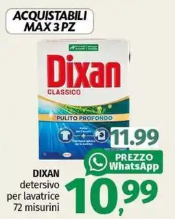 Pam DIXAN detersivo per lavatrice 72 misurini offerta