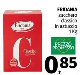 Pam ERIDANIA zucchero classico in astuccio offerta