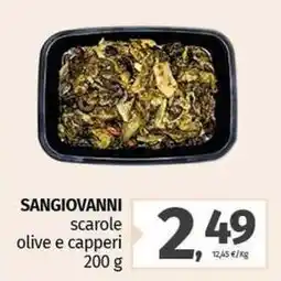 Pam SANGIOVANNI scarole olive e capperi offerta
