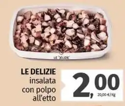 Pam LE DELIZIE insalata con polpo offerta