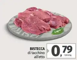 Pam BISTECCA di tacchino all'etto offerta