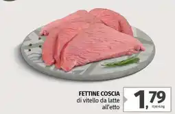 Pam FETTINE COSCIA di vitello da latte offerta