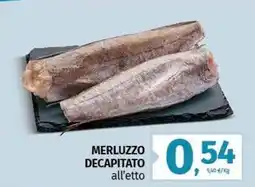 Pam Merluzzo decapitato all'etto offerta