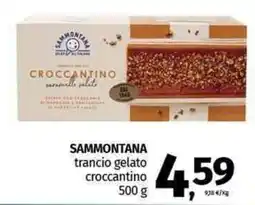 Pam SAMMONTANA trancio gelato croccantino offerta