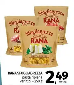 Pam RANA SFOGLIAGREZZA pasta ripiena vari tipi offerta