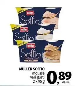 Pam MÜLLER SOFFIO mousse vari gusti offerta