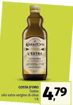 Pam COSTA D'ORO l'extra olio extra vergine di oliva offerta