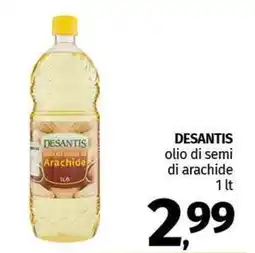 Pam DESANTIS olio di semi di arachide offerta
