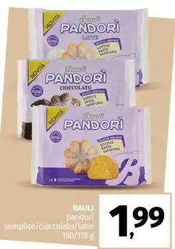 Pam BAULI pandori semplice/cioccolato/latte offerta