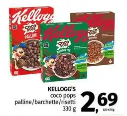 Pam KELLOGG'S coco pops palline/barchette/risetti offerta