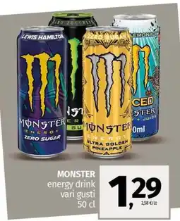 Pam MONSTER energy drink vari gusti offerta