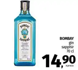 Pam BOMBAY gin sapphir offerta