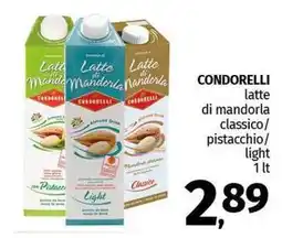 Pam CONDORELLI latte di mandorla classico/ pistacchio/ light offerta