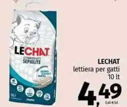Pam LECHAT lettiera per gatti offerta