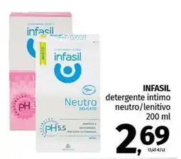 Pam INFASIL Neutro detergente intimo offerta