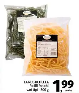 Pam LA RUSTICHELLA fusilli freschi vari tipi offerta