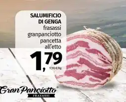 Pam SALUMIFICIO DI GENGA frasassi granpanciotto pancetta all'etto offerta