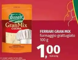 Pam FERRARI Gran mix formaggio grattugiato offerta