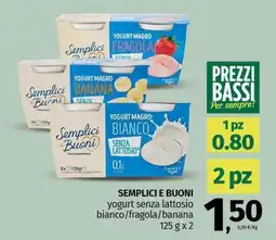 Pam SEMPLICI E BUONI yogurt offerta