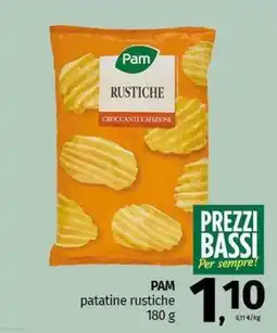 Pam PAM patatine rustiche offerta