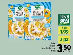 Pam PAM cereali anelli al miele offerta