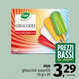 Pam PAM ghiaccioli assortiti offerta