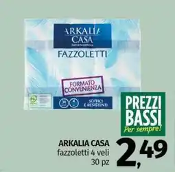 Pam ARKALIA CASA fazzoletti 4 veli offerta