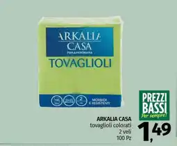 Pam ARKALIA CASA tovaglioli colorati 2 veli 100 pz offerta