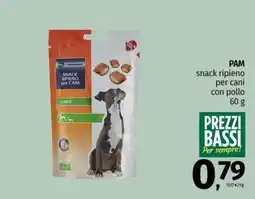 Pam PAM snack ripieno per cani con pollo offerta
