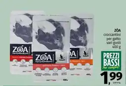 Pam ZÒA croccantini per gatto vari gusti offerta