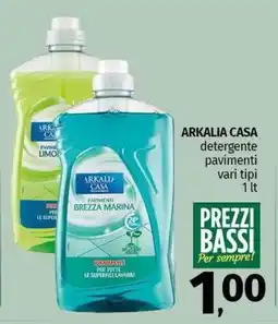 Pam ARKALIA CASA detergente pavimenti vari tipi offerta