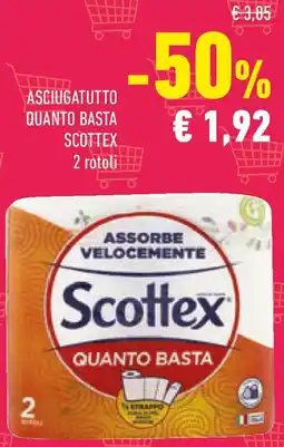 Conad Asciugatutto quanto basta Scottex 2 rotoli offerta
