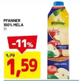 DPiù Pfanner 100% mela offerta