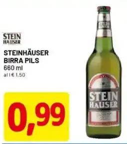 DPiù Steinhäuser birra pils offerta
