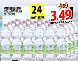 Il Genio Supermercato San benedetto acqua naturale offerta