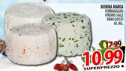 Il Genio Supermercato Nonna maria formaggio primo sale vari gusti offerta