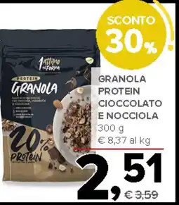 Todis Granola protein cioccolato e nocciola offerta