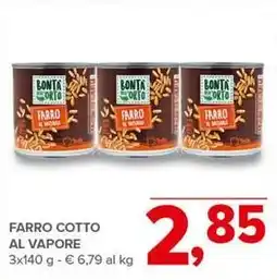 Todis Farro cotto al vapore offerta