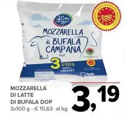 Todis Mozzarella di latte di bufala DOP offerta