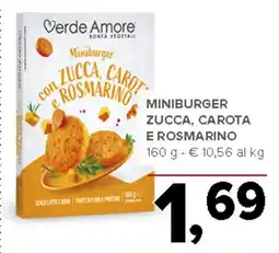 Todis Miniburger zucca, carota e rosmarino offerta